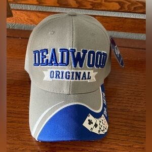 NEW South Dakota Deadwood  Baseball Cap playing cards